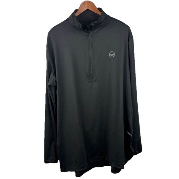 Veil Spark Top Womens 2XL 1/4 Zip Running Pullover Thumbholes Poly/Spandex - Picture 2 of 7